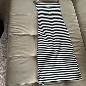 Zara tube dress with stripes